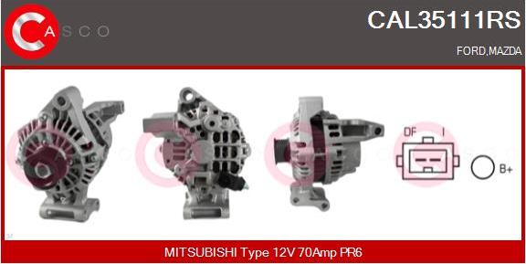 Casco CAL35111RS - Alternatore www.autoricambi360.it