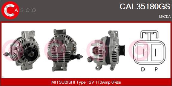 Casco CAL35180GS - Alternatore www.autoricambi360.it