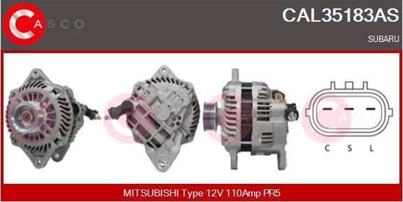 Casco CAL35183AS - Alternatore www.autoricambi360.it
