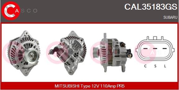 Casco CAL35183GS - Alternatore www.autoricambi360.it