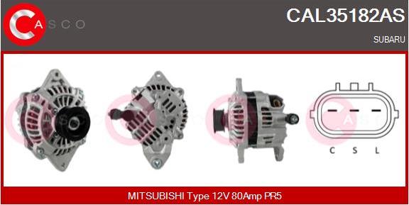 Casco CAL35182AS - Alternatore www.autoricambi360.it