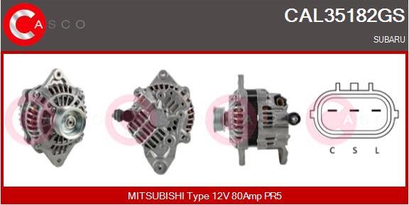 Casco CAL35182GS - Alternatore www.autoricambi360.it