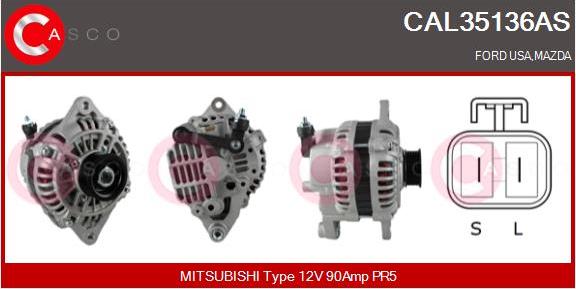 Casco CAL35136AS - Alternatore www.autoricambi360.it