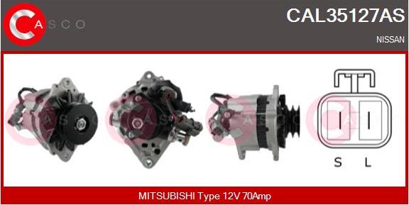 Casco CAL35127AS - Alternatore www.autoricambi360.it