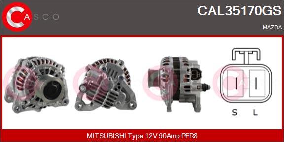 Casco CAL35170GS - Alternatore www.autoricambi360.it