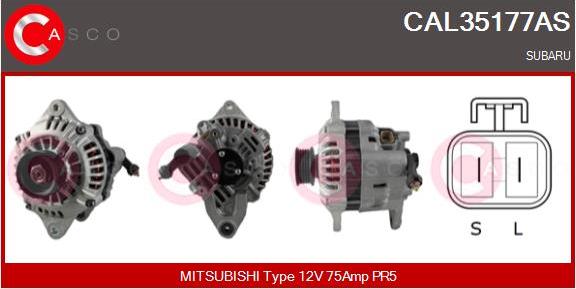 Casco CAL35177AS - Alternatore www.autoricambi360.it