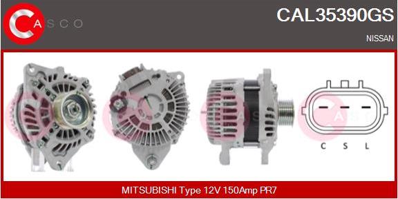 Casco CAL35390GS - Alternatore www.autoricambi360.it