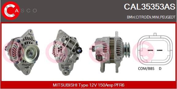 Casco CAL35353AS - Alternatore www.autoricambi360.it
