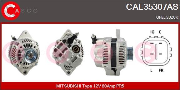 Casco CAL35307AS - Alternatore www.autoricambi360.it