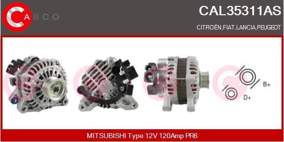 Casco CAL35311AS - Alternatore www.autoricambi360.it