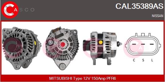 Casco CAL35389AS - Alternatore www.autoricambi360.it