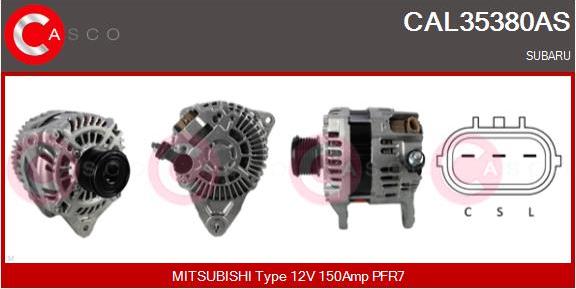 Casco CAL35380AS - Alternatore www.autoricambi360.it