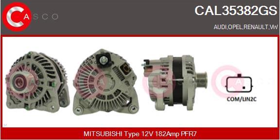 Casco CAL35382GS - Alternatore www.autoricambi360.it