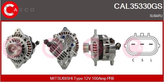Casco CAL35330GS - Alternatore www.autoricambi360.it
