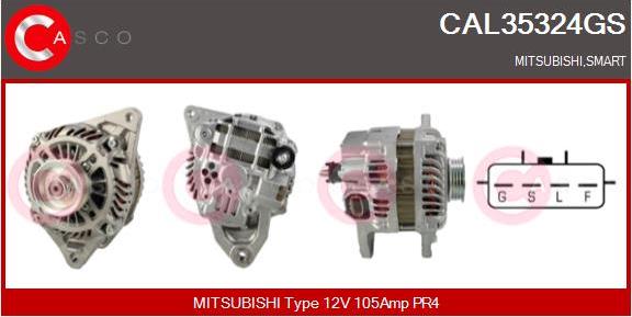Casco CAL35324GS - Alternatore www.autoricambi360.it