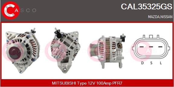 Casco CAL35325GS - Alternatore www.autoricambi360.it