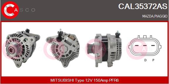 Casco CAL35372AS - Alternatore www.autoricambi360.it