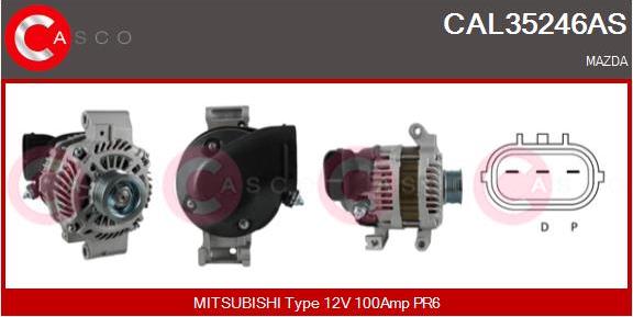 Casco CAL35246AS - Alternatore www.autoricambi360.it