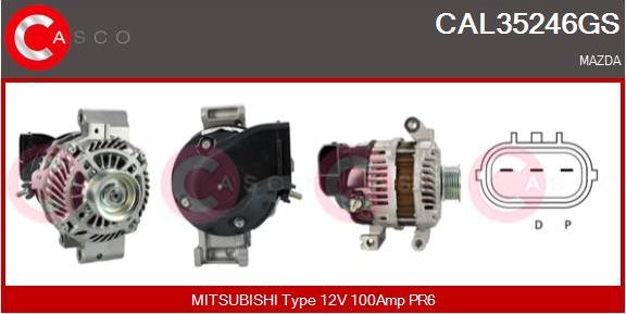 Casco CAL35246GS - Alternatore www.autoricambi360.it