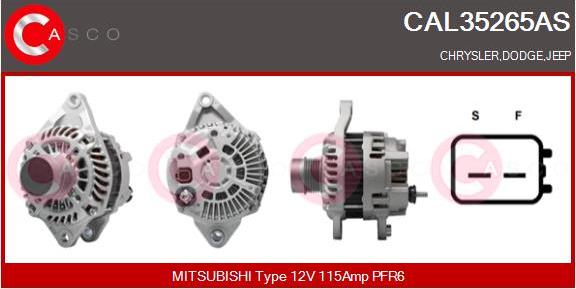 Casco CAL35265AS - Alternatore www.autoricambi360.it