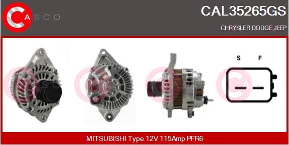 Casco CAL35265GS - Alternatore www.autoricambi360.it