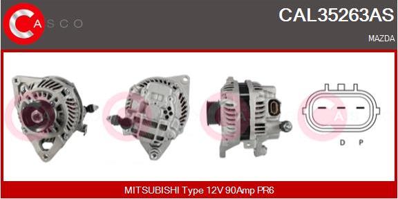 Casco CAL35263AS - Alternatore www.autoricambi360.it