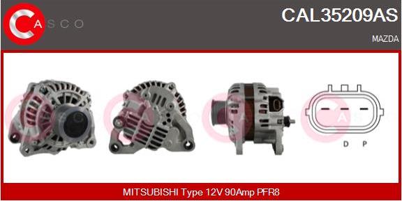 Casco CAL35209AS - Alternatore www.autoricambi360.it