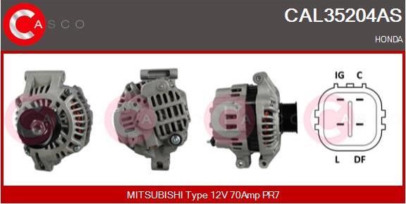 Casco CAL35204AS - Alternatore www.autoricambi360.it
