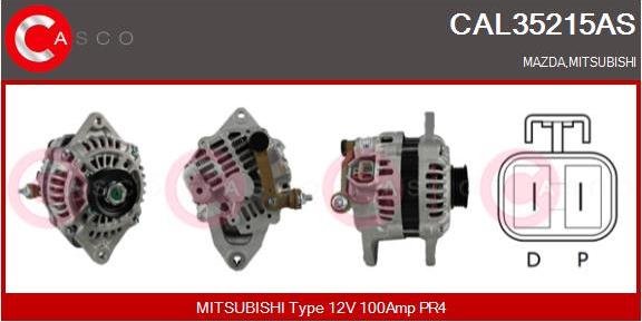 Casco CAL35215AS - Alternatore www.autoricambi360.it