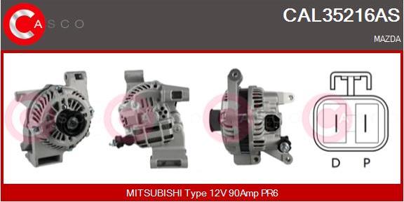 Casco CAL35216AS - Alternatore www.autoricambi360.it
