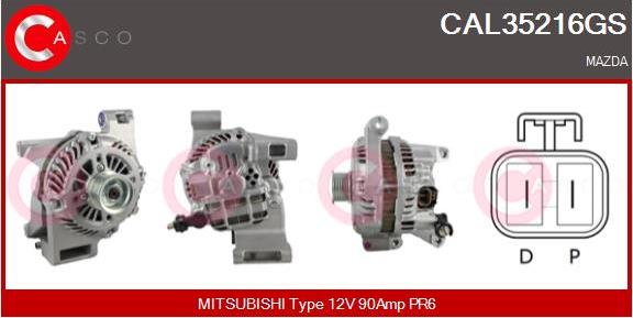 Casco CAL35216GS - Alternatore www.autoricambi360.it