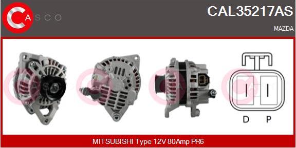 Casco CAL35217AS - Alternatore www.autoricambi360.it