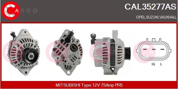 Casco CAL35277AS - Alternatore www.autoricambi360.it