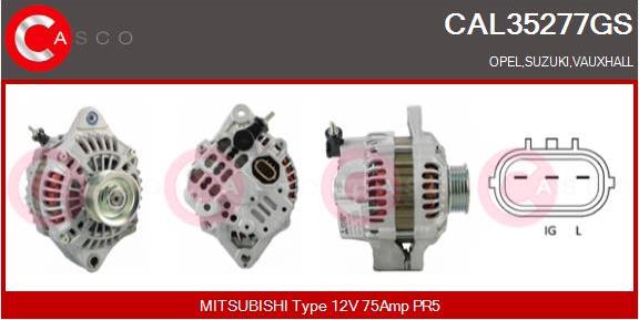 Casco CAL35277GS - Alternatore www.autoricambi360.it