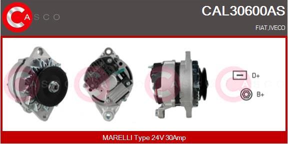 Casco CAL30600AS - Alternatore www.autoricambi360.it