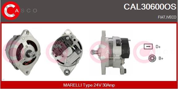Casco CAL30600OS - Alternatore www.autoricambi360.it