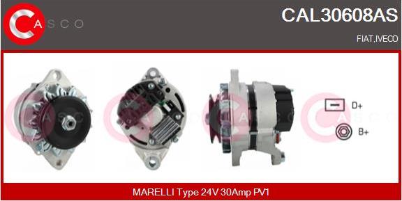 Casco CAL30608AS - Alternatore www.autoricambi360.it