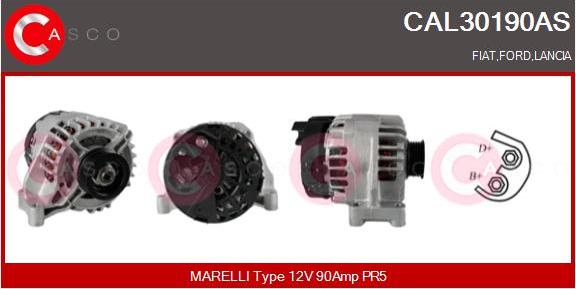 Casco CAL30190AS - Alternatore www.autoricambi360.it
