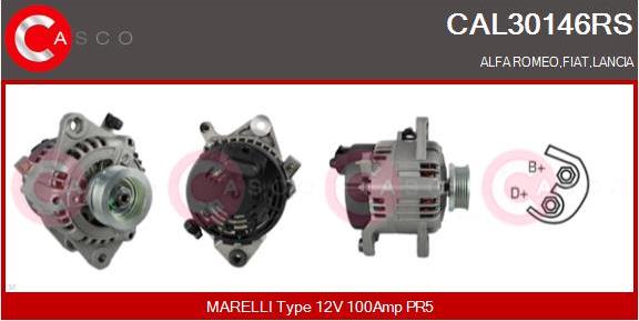 Casco CAL30146RS - Alternatore www.autoricambi360.it