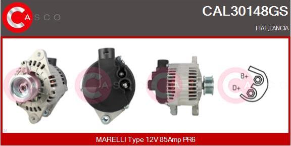 Casco CAL30148GS - Alternatore www.autoricambi360.it