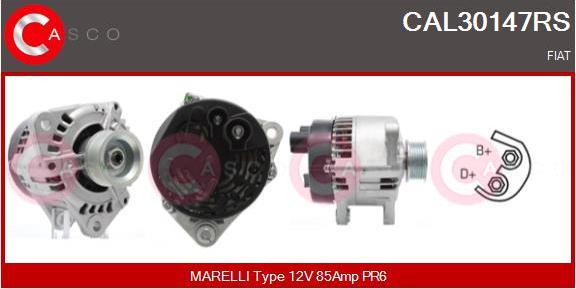 Casco CAL30147RS - Alternatore www.autoricambi360.it