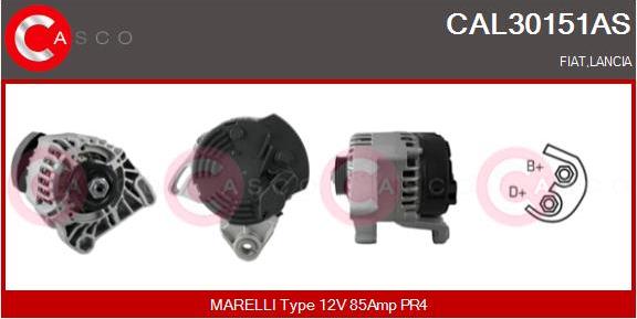 Casco CAL30151AS - Alternatore www.autoricambi360.it