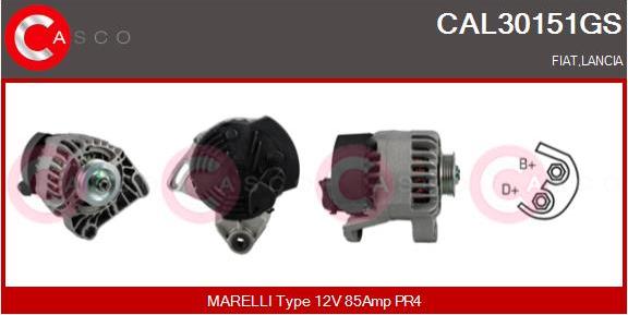 Casco CAL30151GS - Alternatore www.autoricambi360.it