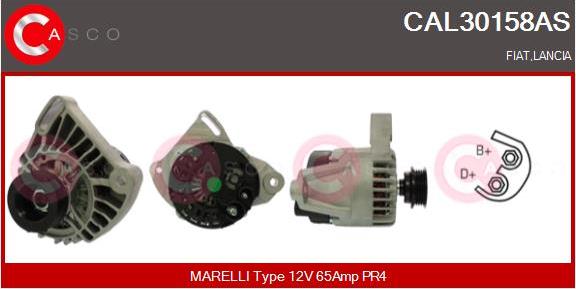 Casco CAL30158AS - Alternatore www.autoricambi360.it