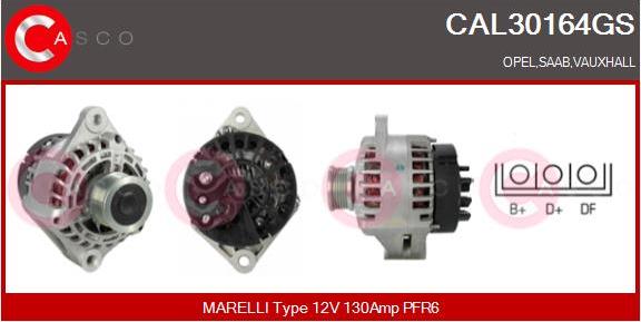 Casco CAL30164GS - Alternatore www.autoricambi360.it