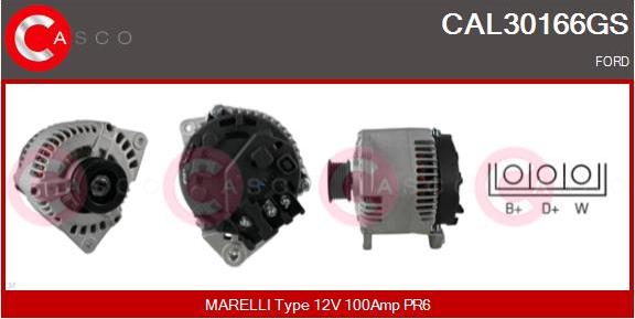 Casco CAL30166GS - Alternatore www.autoricambi360.it