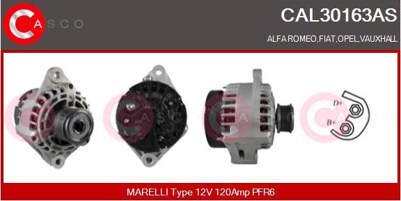 Casco CAL30163AS - Alternatore www.autoricambi360.it