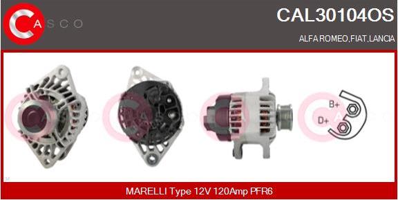 Casco CAL30104OS - Alternatore www.autoricambi360.it