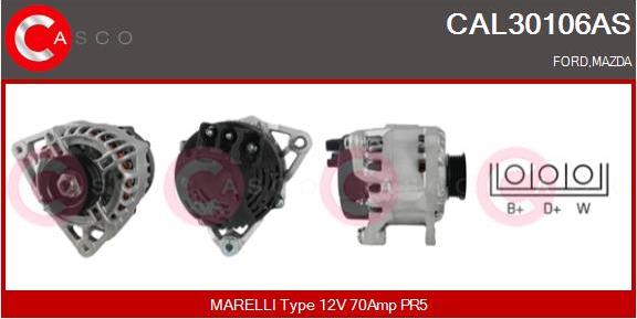 Casco CAL30106AS - Alternatore www.autoricambi360.it