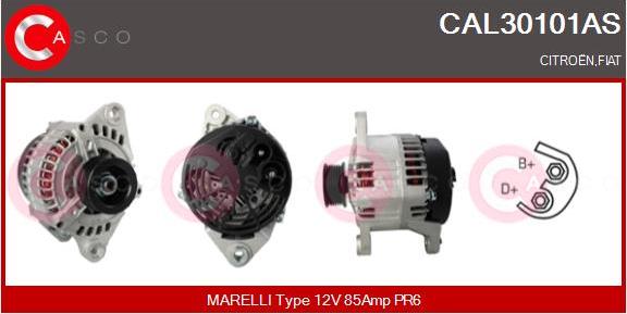 Casco CAL30101AS - Alternatore www.autoricambi360.it
